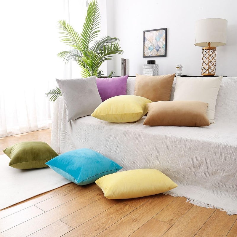 MoonRestÂ® Synthetic Down Alternative 24x24 Square Pillow Insert Form, for Decorative Throw Pillow, Sofa, Cushions, Body and Bed - Pack of 2- Size 24â€œX 24â€ - Image 5